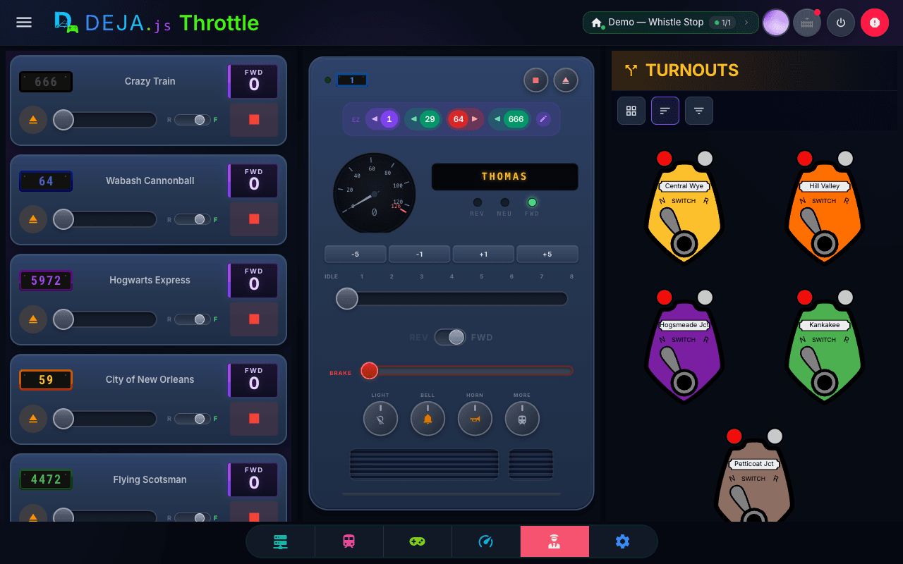 Dashboard throttle in Conductor