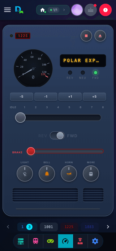 Dashboard throttle style