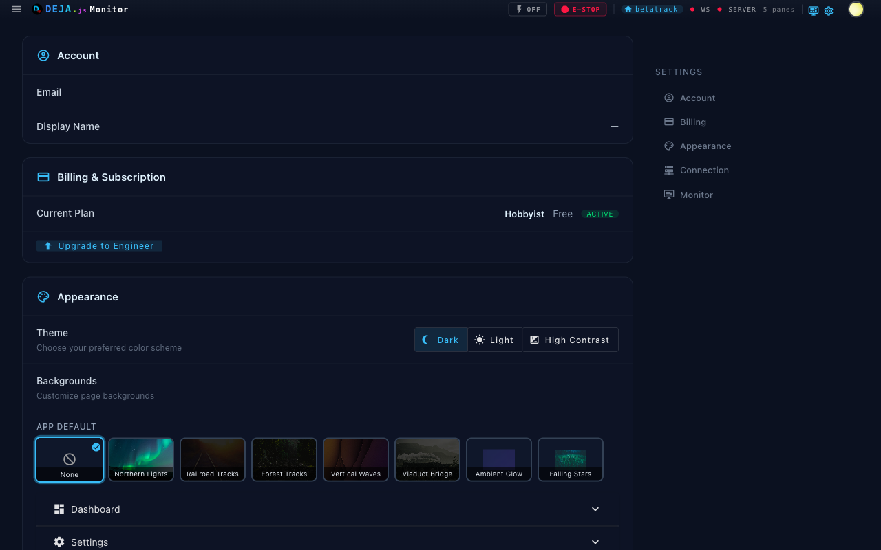 Monitor Settings — Desktop