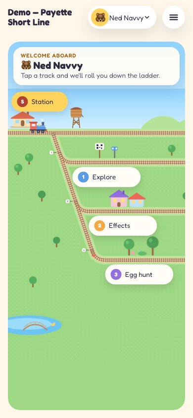 The yard home screen